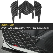 Дверная антиударная площадка крышка Sitcker декоративная отделка для Volkswagen Tiguan 2010- автомобиль