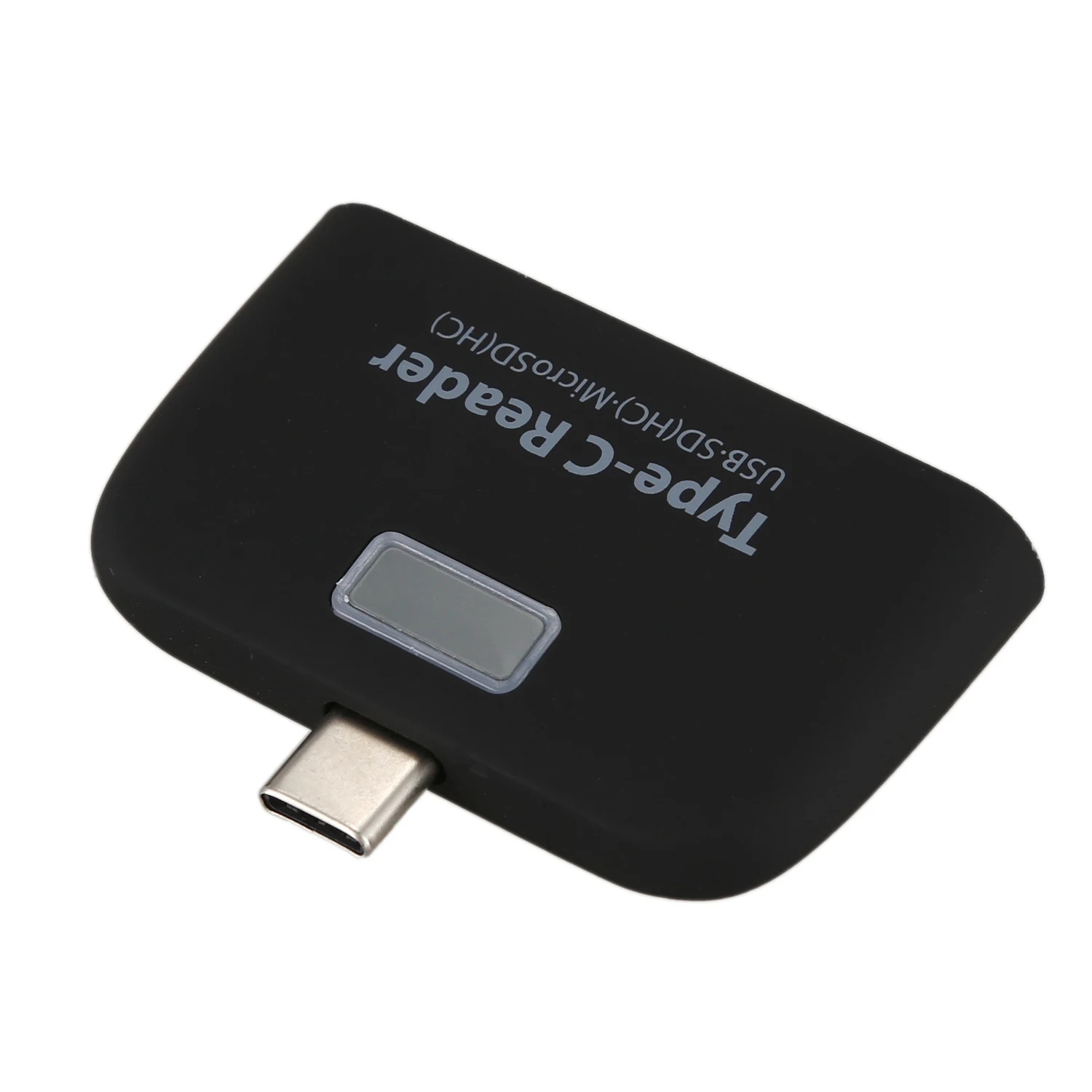 4 в 1 OTG/TF/SD адаптер считывания смарт-карт с Micro-USB портом зарядки для телефона, черный