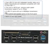 Multi-Function USB 3.0 Hub eSATA SATA Port Internal Card Reader PC Dashboard Media Front Panel Audio ► Photo 2/6