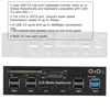 Многофункциональная USB 3,0 концентратор eSATA SATA, порт, внутренний кард-ридер, ПК, приборная панель, мультимедиа, аудио Передняя панель ► Фото 2/6