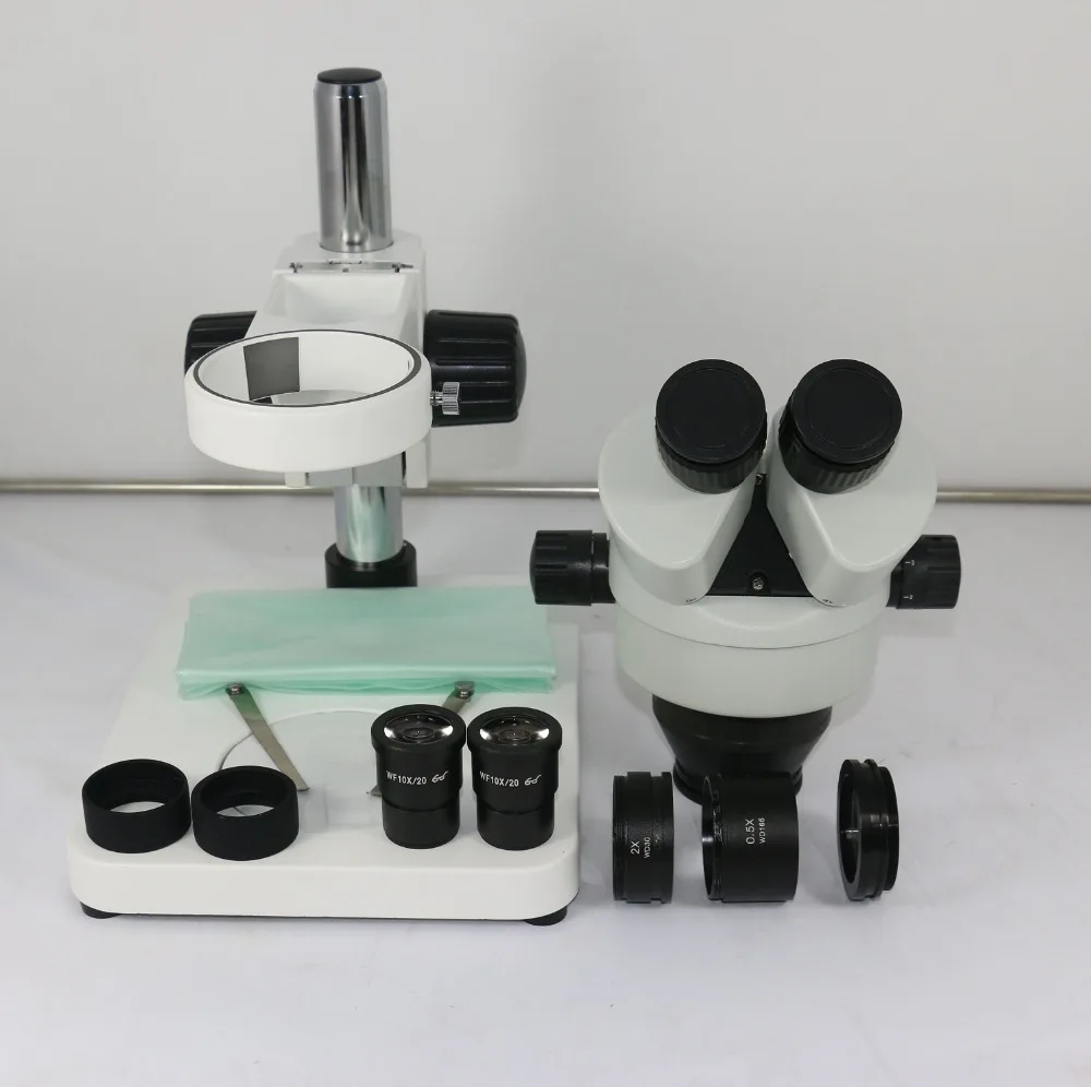 Binocular stereo microscope Industrial microscope 3.5x 90X Continuous