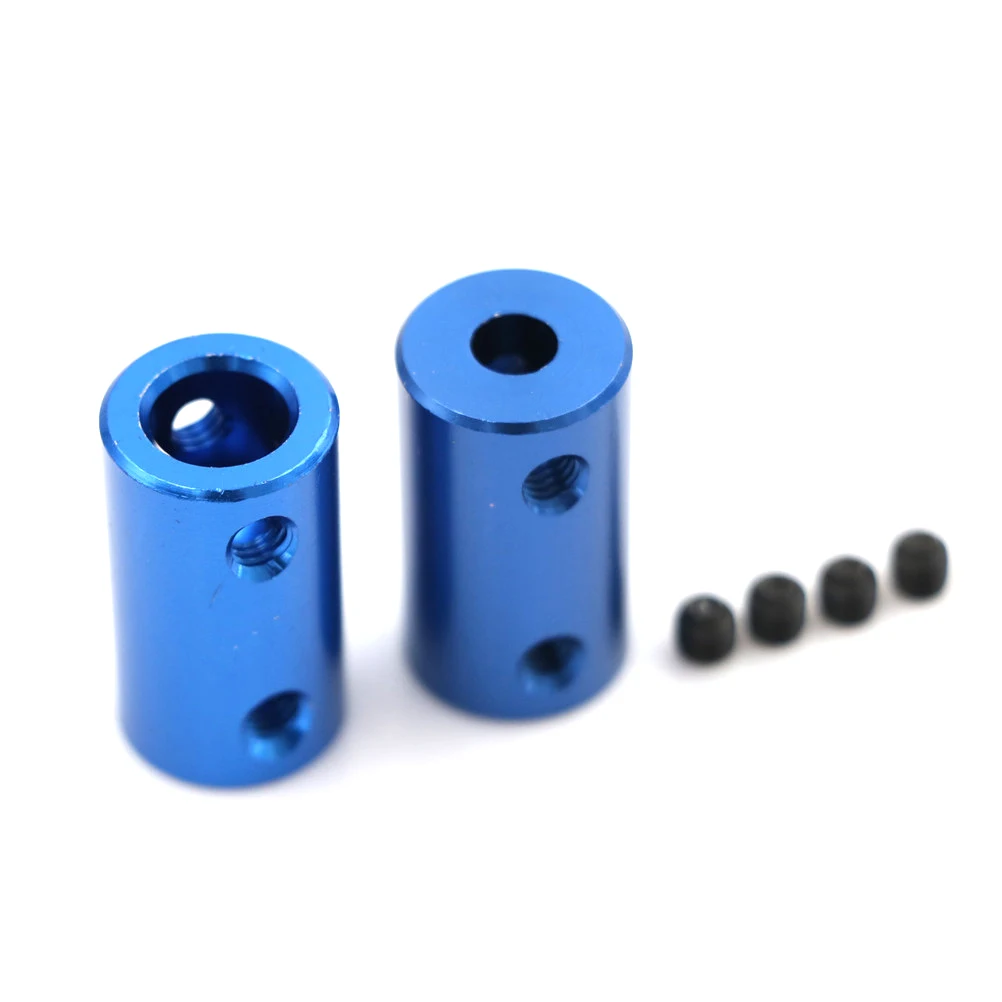 5 мм 8 мм алюминиевый сплав Муфта с отверстием 3D принтеры части синий гибкий вал Муфта Винт часть для шагового двигателя аксессуары