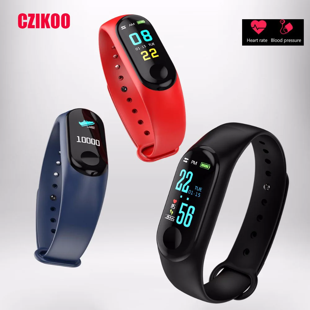 

Hot Smart Fitness Bracelet HR Heart Rate Monitor Activity Tracker Watch Band Fit For IOS/Xiaomi/Honor PK MiBand 3/Fit Bit 4