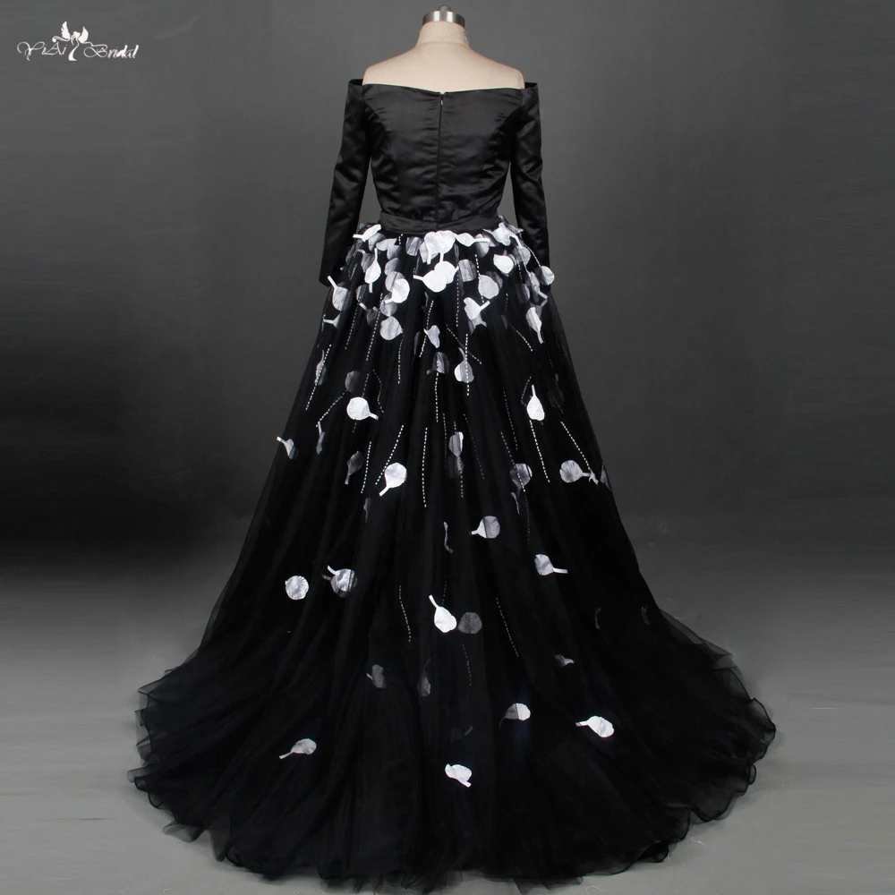 black gown designs 2018