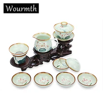 Wourmth настоящий горшок чай красота керамика искусство ЧАЙНЫЙ НАБОР фарфоровый чайник фарфор из исина глина античный чайник