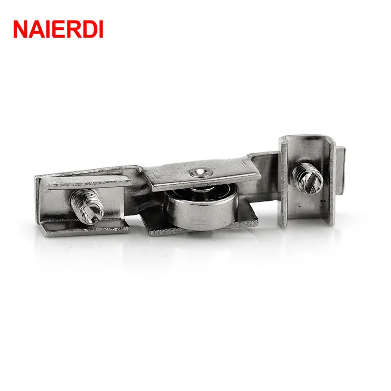 NAIERDI 10pcs NED-7220 유리 슬라이딩 도어 롤러 H 모양 휠 직경 10mm 캐스터 슬라이딩 도어 휠 가구 하드웨어