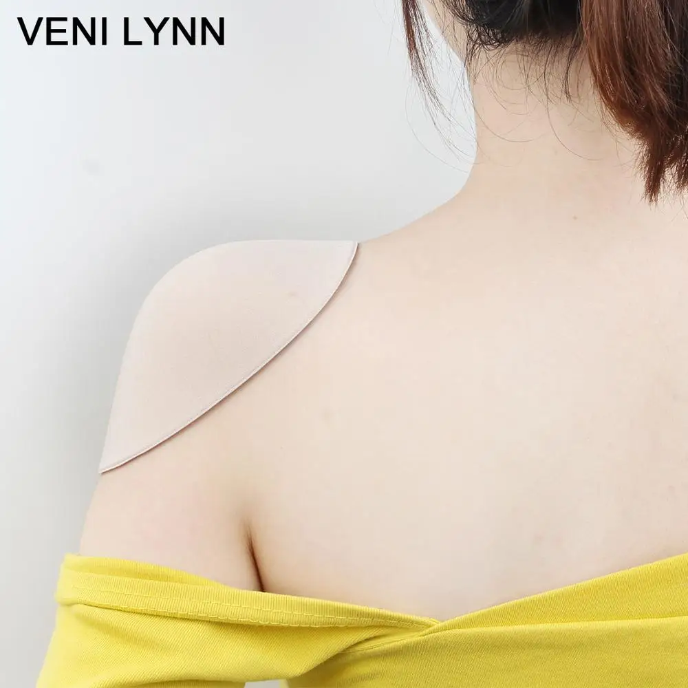 VENI LYNN самоклеющиеся тонкие силиконовые Наплечные накладки для женщин из