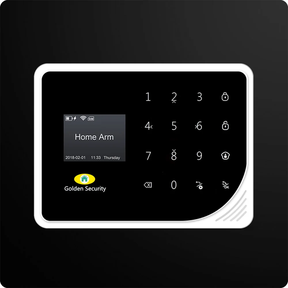 Новейшая wifi GSM сигнализация Система безопасности домашняя Сигнализация