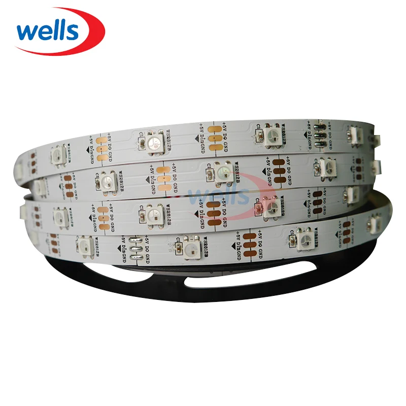 

10X 5M 30Pixel/M 150 WS2812B WS2811 Digital 5050 RGB non-waterproof DC5V LED Strip Light
