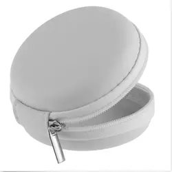Белый водонепроницаемый Настольный зажим держатель для хранения EVA коробка для кабелей наушников (без наушников) молнии кабели для