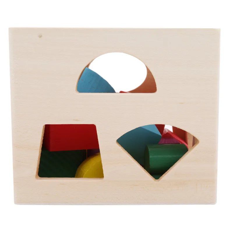 13 отверстий интеллекта коробка геометрии Цифровой дом детей в форме блока конструктора соответствующие головоломки игрушка
