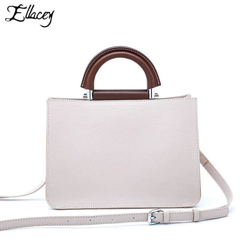 

2019 Famous Brands Real Leather Shoulder Bag High Quality Women Handbag European and American Style Women Bag Business City Bag