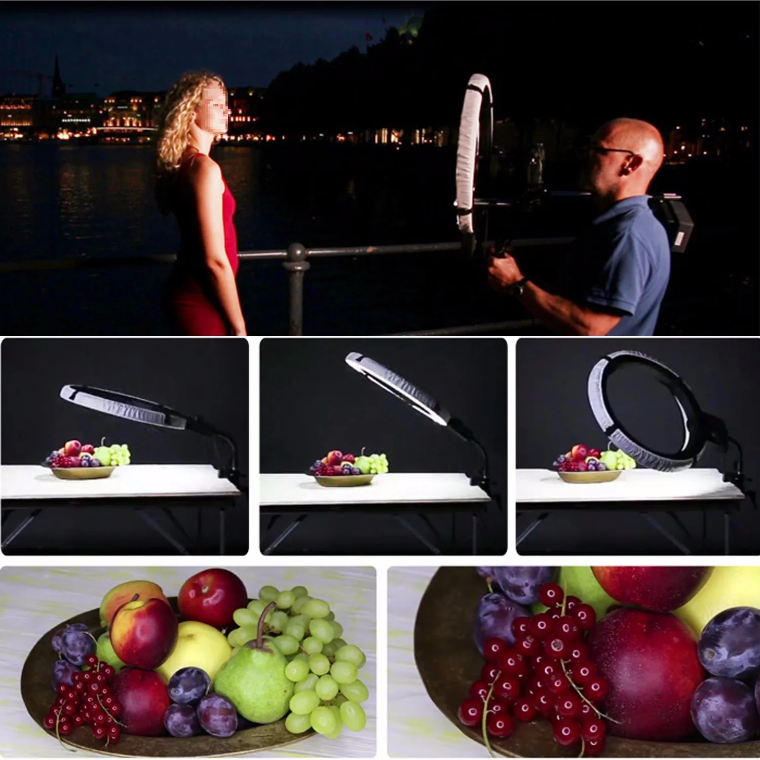 NanGuang CN-R640 LED Ring Light Camera Photo Studio Video Dimmable Makeup Lighting Photography Annu - 32871311044