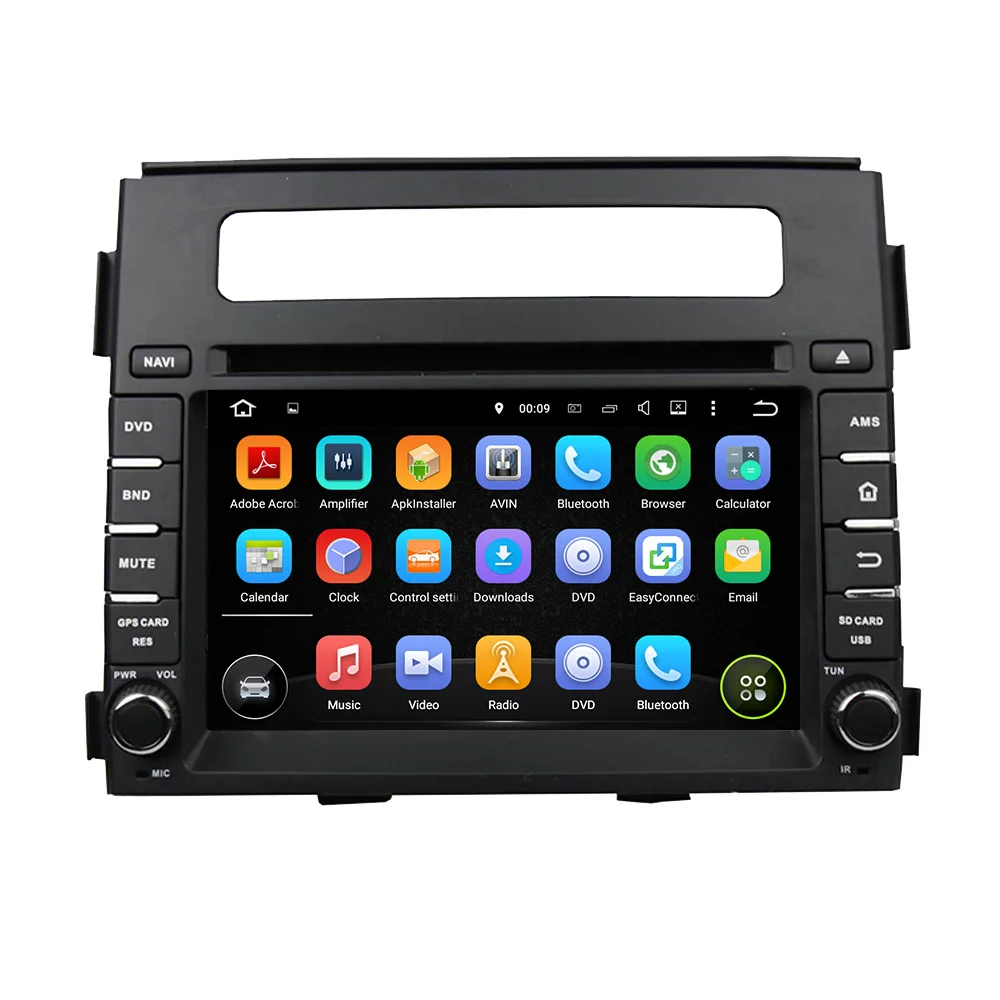 6 2 Inch Android 5 1 Quad Core HD 1024 600 Car DVD Player For KIA