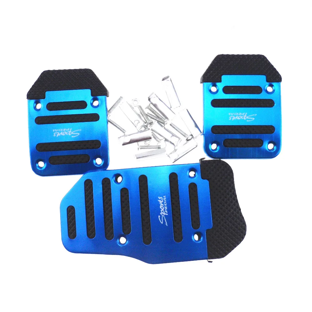 Juego de pedales antideslizantes para coche, transmisión manual