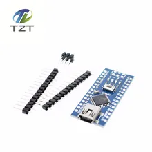 Freeshipping! 50 шт./лот Nano 3.0 контроллер, совместимый для arduino nano CH340 USB драйвер БЕЗ КАБЕЛЯ
