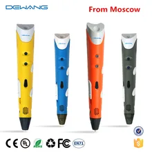 DEWANG Scribble Pen 3D Pen 200M ABS Filament 3D Printer Birthday Gift ABS 3D Printing Pen for School Gadget 3D Pencil in Moscow