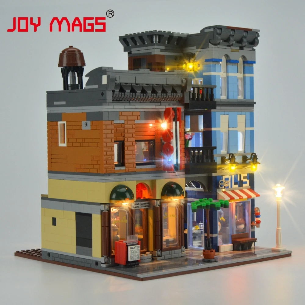 JOY MAGS светодиодный светильник комплект для 10246 Creator детективный офисный светильник набор с инструкцией совместим с 15001