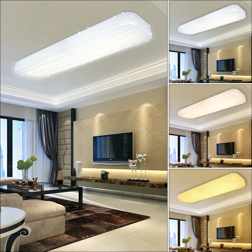

Color Change 30W Acrylic Modern Ceiling Lamp LED Light Indoor Ceiling Lighting wavy surface Living Room Bedroom Hallway