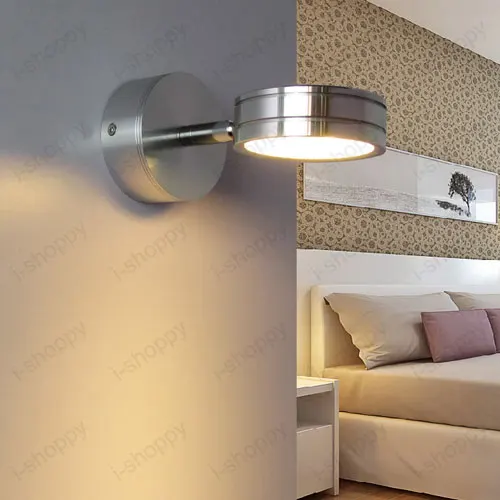

5W LED Wall Sconce Lamp Picture Light Rotatable Lighting Fixture Spotlight On/Off Button/N Living Room Store Simple Modern Decor
