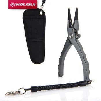 

Winmax 17cm / 7.5inch multifunctional fly fishing pliers lure tools Scissors aluminium fishing pliers Fishing Tackle Boxes