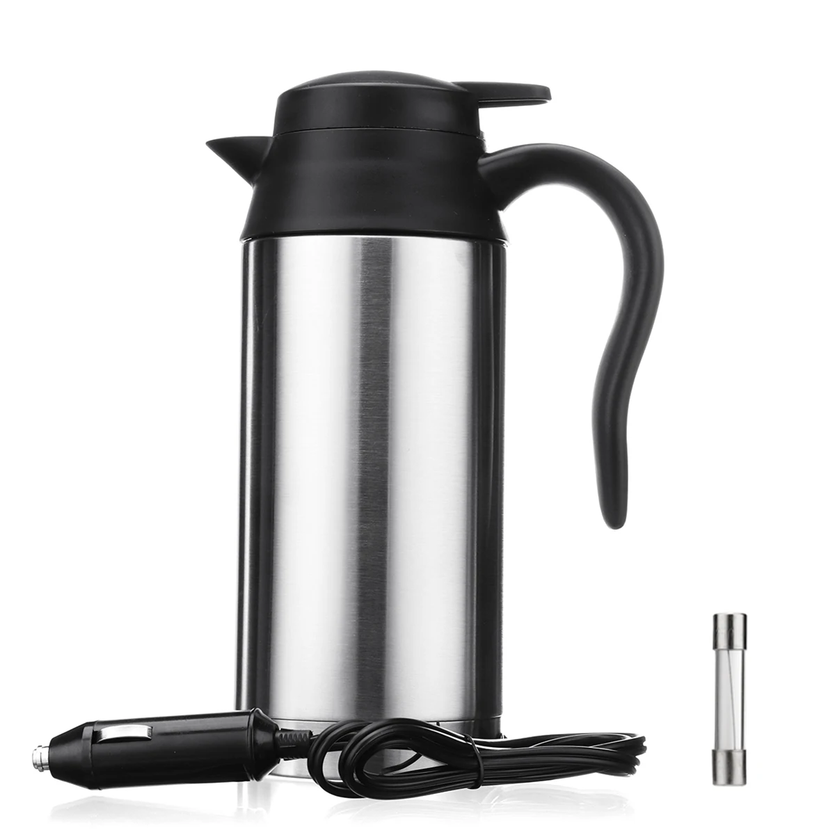 

24V 750ml In Car Electric Kettle Vehicular Travel Mounted Thermal Heated Mug Motor Hot Water Coffee Tea Auto Heating Boiling Mug