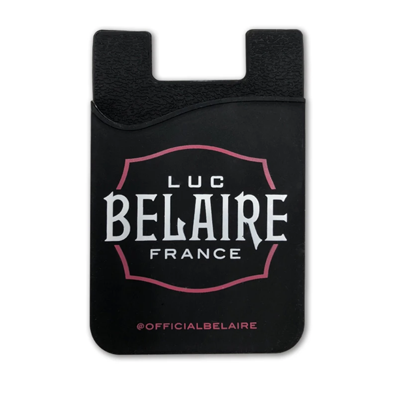 Best 500pcs/lot Customized Logo 3M Silicon Wallet Cell Phone Sticker Card Holder Back Smart Wallet for Cell phone Phone Accessory 2