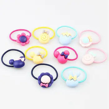

20Pcs Baby KIds Girl Hair Band Ties Rope Ring Elastic Hairband Ponytail Holder Ponytail Holders Plush Ball Hair Ring Elastic
