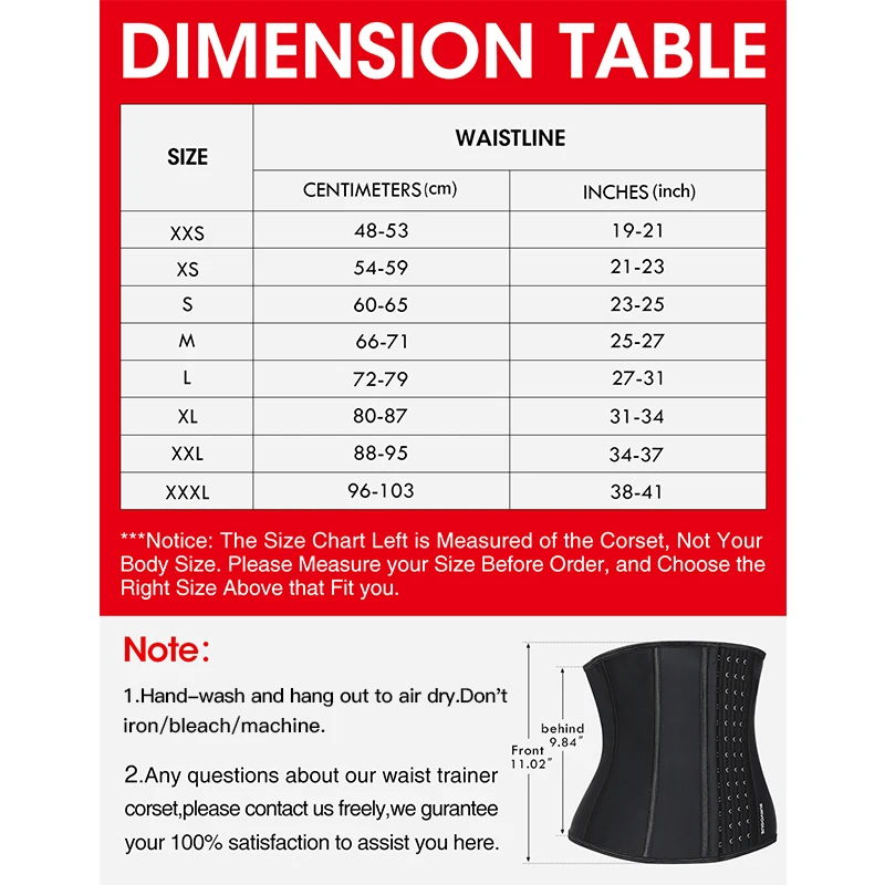 Burvogue Waist Trainer Corset for Weight Loss Women Latex Corset Body Shaper Tummy Waist Cincher Slimming Shaper Belt Shapewear thong shapewear