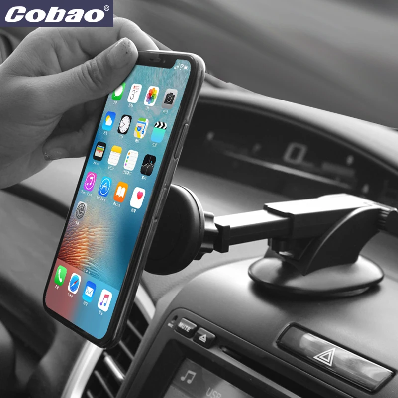 

Cobao Magnetic Phone Holder 360 Adjustable Universal Car Cell Phone Holder Windshield Mobile Stand For Huawei iPhone X Xiaomi