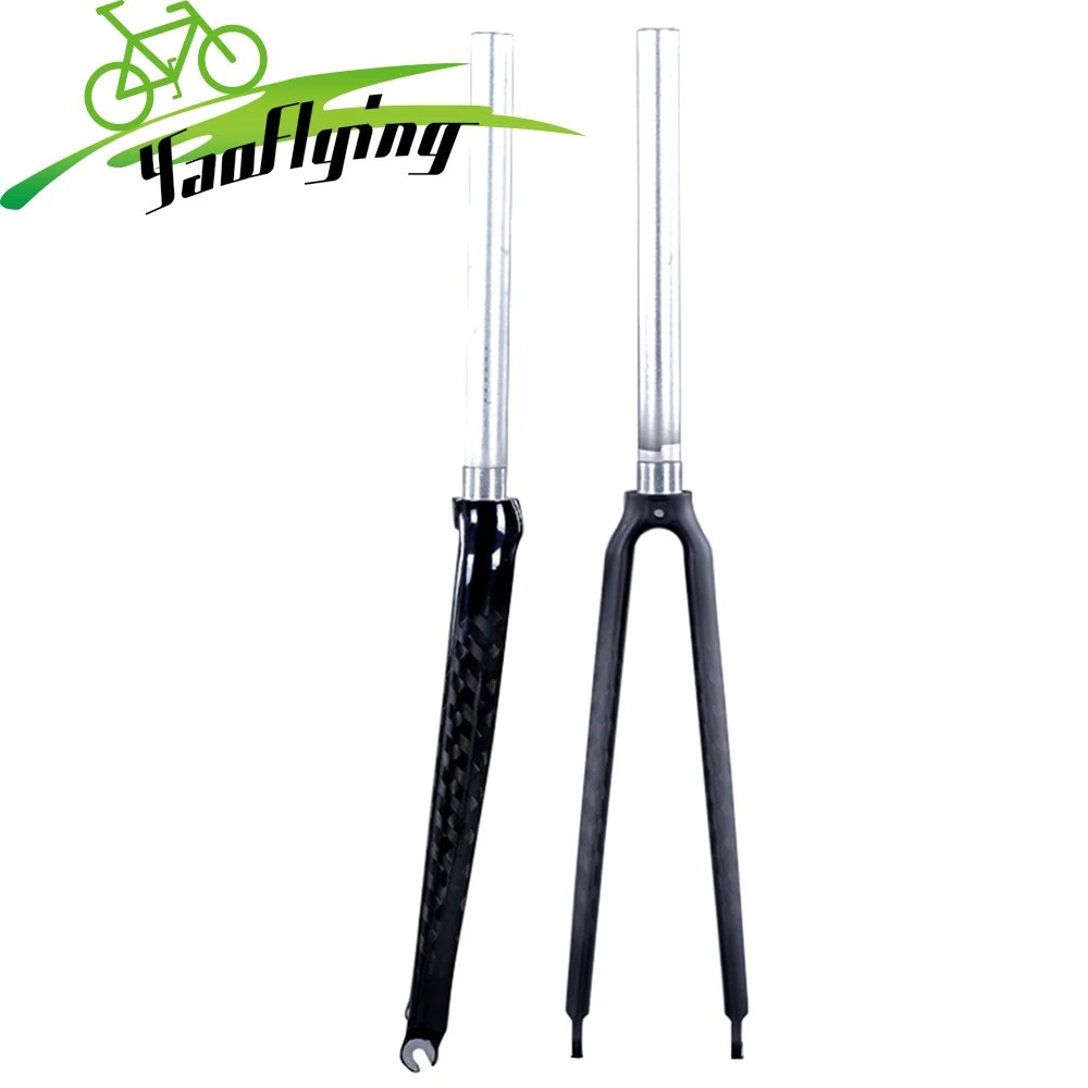 Aluminum carbon road fork full carbon fiber fork 700C road bicycle