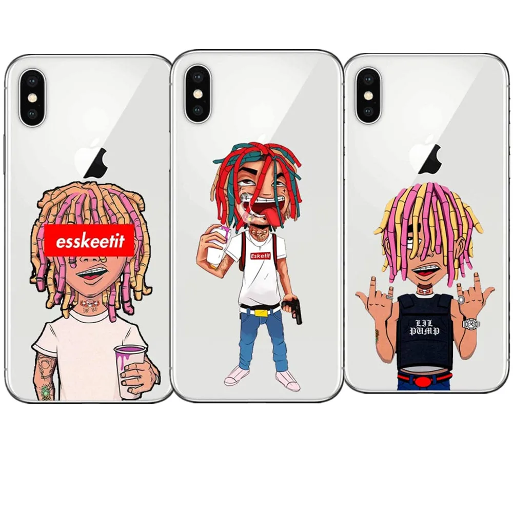 

Phone Cases Lil Peep Pump Clear Soft Soft Silicone TPU Case Cover for iPhone 5 5s SE 6 6s Plus 7 XS Max XR 8 8 Plus X