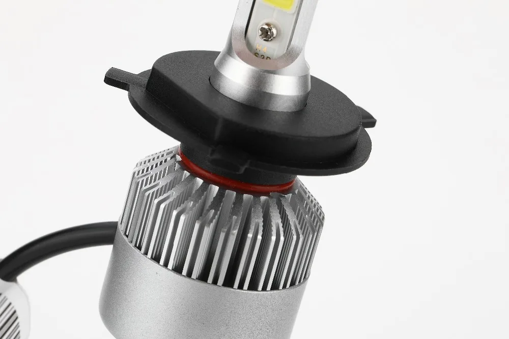 S2 1 пара авто Licht Led H4/HB2/9003 6000 карат холодный белый 80 Вт 8000LM COB Чип Autos Teil Lampe|licht led|lamp
