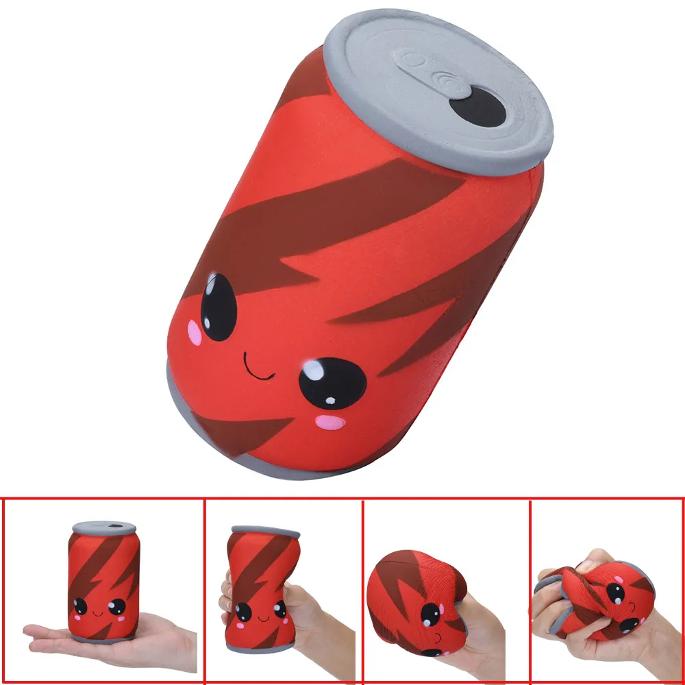 

Cute Slow Rising Kid Collection Squeeze Stress Relieve Anxiet Gift Toys Can of cola Squishy Slow Rising toy #K23