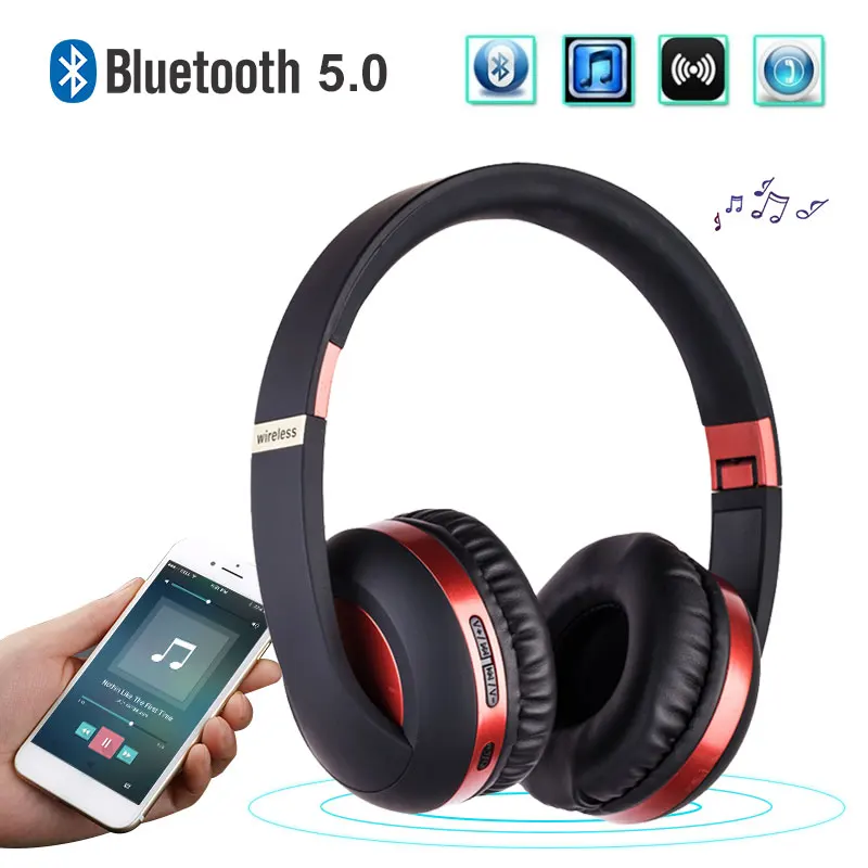 MH4 Bluetooth Over Ear Wireless Foldable Headphones Bluetooth 5.0 Noise