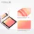 FOCALLURE Face Blush Palette Natural Pink Cheek Waterproof Стойкая Шелковистая Оранжевая Пудра Professional Blush Maquiagem