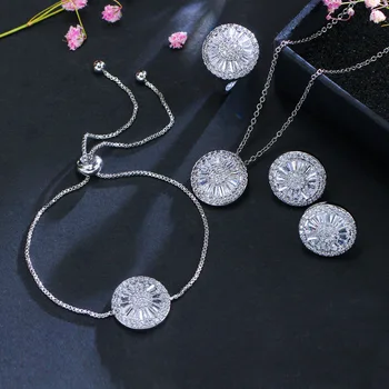 

2020 new fashion round dubai fashion for women lady party gift jewelry wholesale J5206