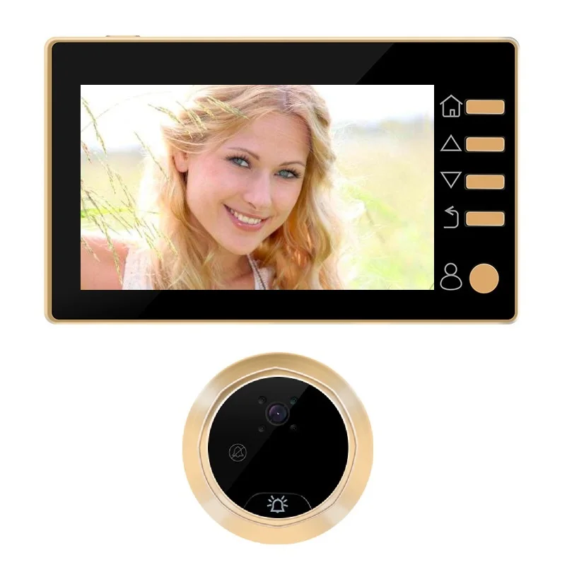

Video-Eye wireless call digital peephole 4.3 inch TFT LCD IR Night Vision 3 Modes Video Recording Photos Taking peephole Max 32G