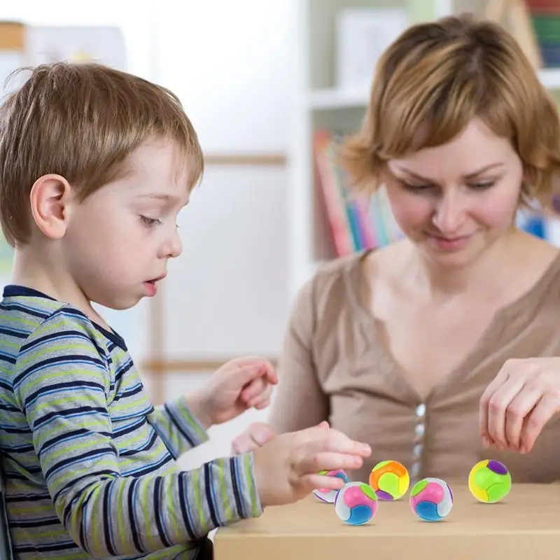 Мини DIY 6 лепестков Собранный шар капсула игрушка головоломка игрушки смешное яйцо подарки