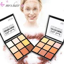 

9 color concealer beauty full professional Makeup for face contour acne marks /rim of the black eye moisturizing concealer