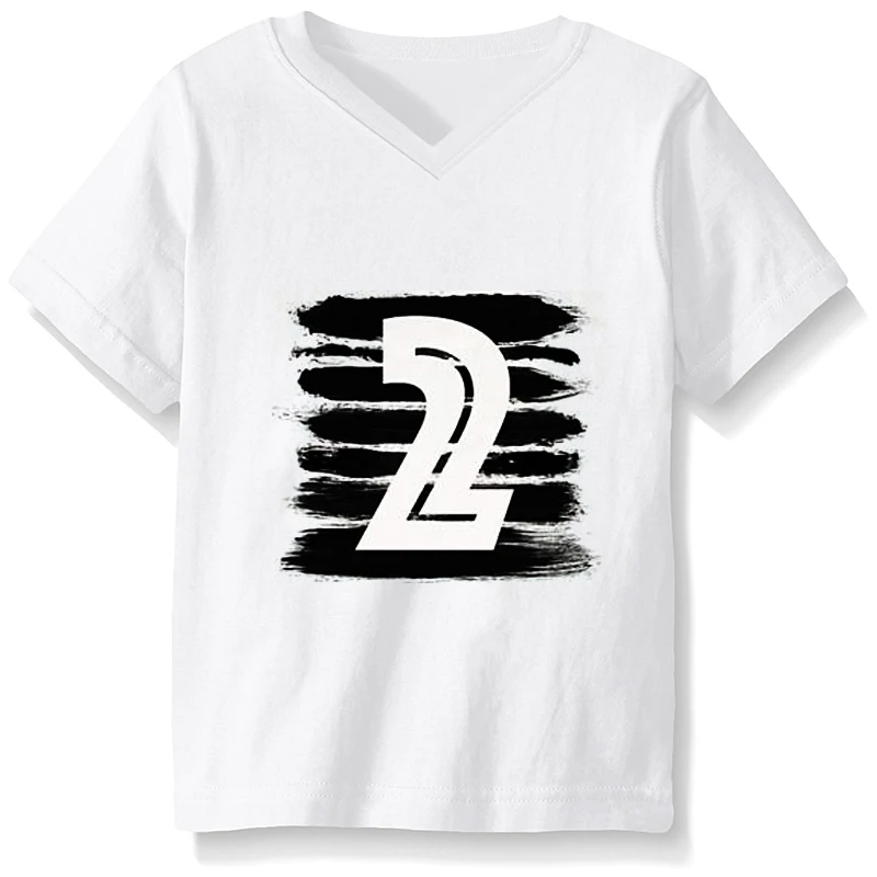 Summer Baby Boys T-shirt For Girl Tops White Black 1 2 3 4 Years Birthday Outfits Kids Tees Shirt Tops Children Shirts Clothing - Цвет: White 2nd