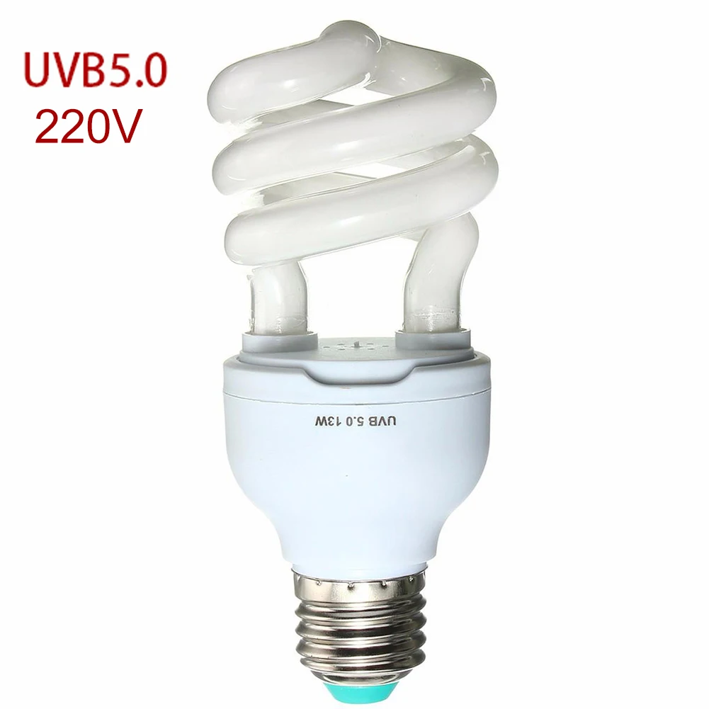 13 Вт Glow винт ультрафиолетовая лампа накаливания рептилия кальция дополнение Pet UVB + UVA свет для черепахи завод пустыня дневной свет 5,0 10,0