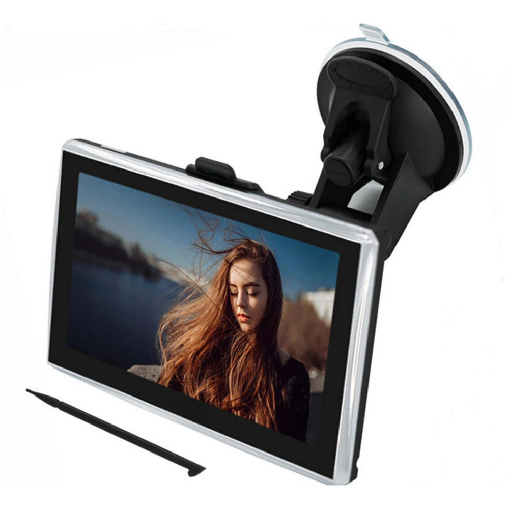 

Car GPS Navigation 7 inch LCD Screen 8G ROM Navigator Preinstall Maps with High Sensitive GPS Receiver