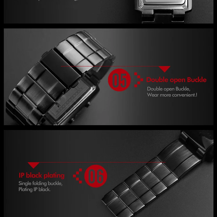SKMEI модные повседневные часы для мужчин Топ люксовый бренд часы водонепроницаемый светодиодный цифровой наручные часы Креативные Часы Relogio Masculino часы