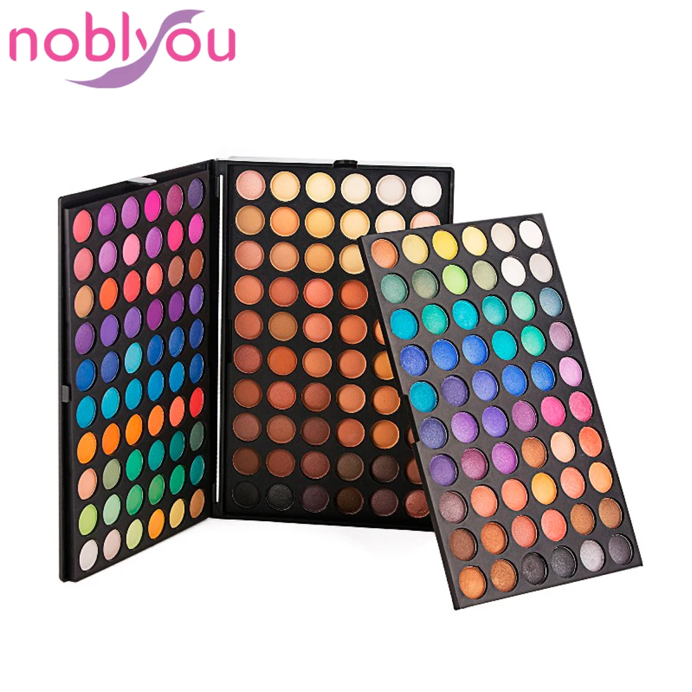 

NOBLYOU 180 Colors Luminous Glitter Eyeshadow Pallete Makeup Set Matter Eyeshadow Palette Cosmetic Tender 3 Layer Make Up Kit