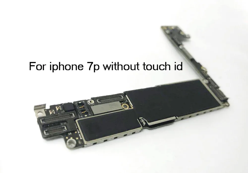  100% Original 32gb unlocked for iphone 7 plus Motherboard without Touch IDfor iphone 7P Mainboard w
