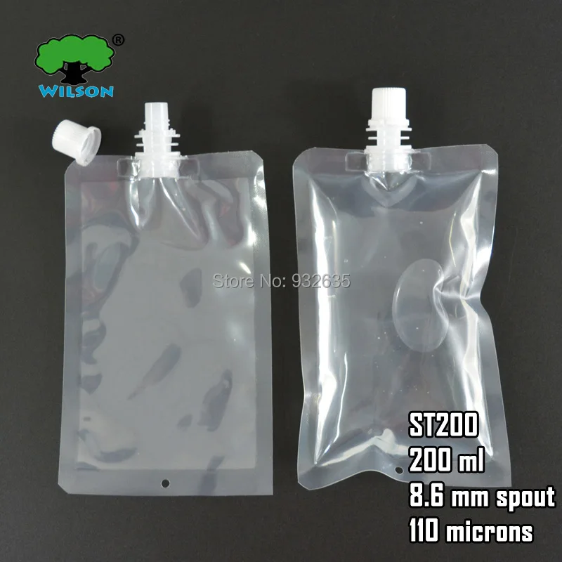 Ft 200 200ml Moq 20 Pcs Spout Flat Bag Pouch Fill Juice Ft 200 200ml Moq 20 Pcs Spout Flat Bag Pouch Fill Juice