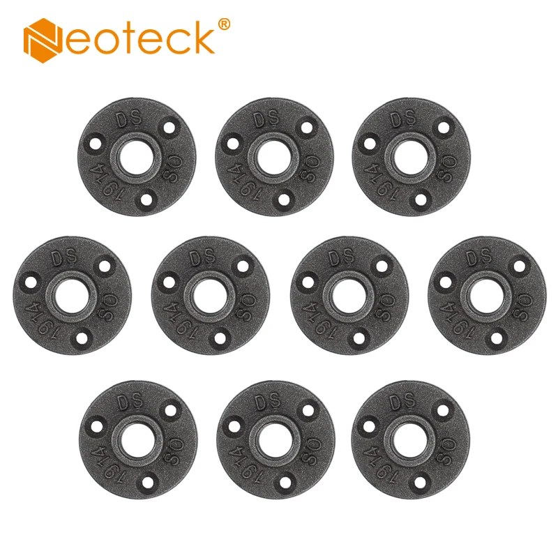 (Отправка из Франции) Neoteck 1 &quot1/2&quot BSP ковкого резьбового пола фланец железные