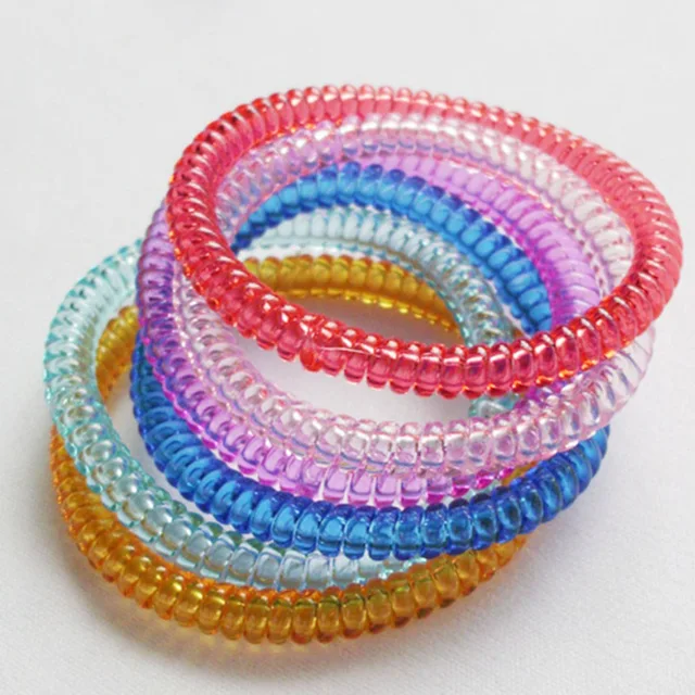 LNRRABC Lady Colorful Hair Ties Plastic Ropes New Hair Band Women Hair