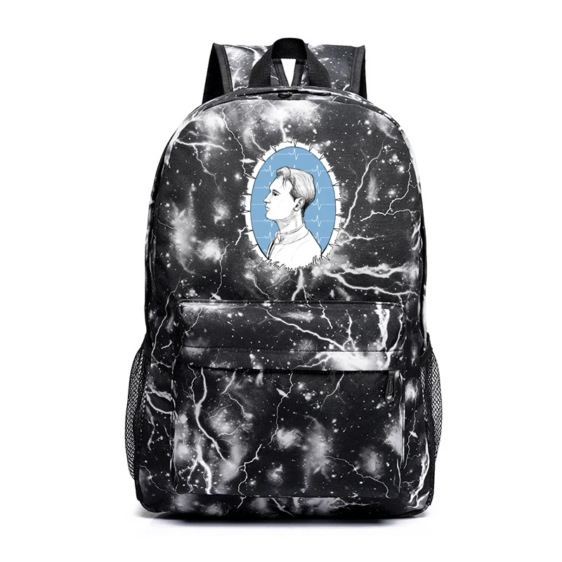 

sac a dos Back Lightning Detroit Becomes Human School Print Backpack Men/Women Travel Laptop Bag Child Bag Bag